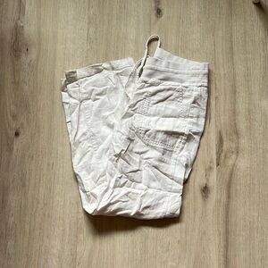 Urban outfitters linen white pants in size xs